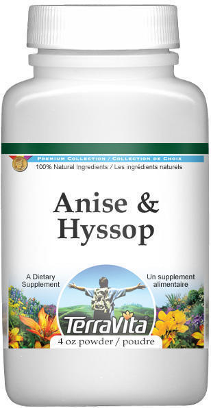 Anise and Hyssop Combination Powder