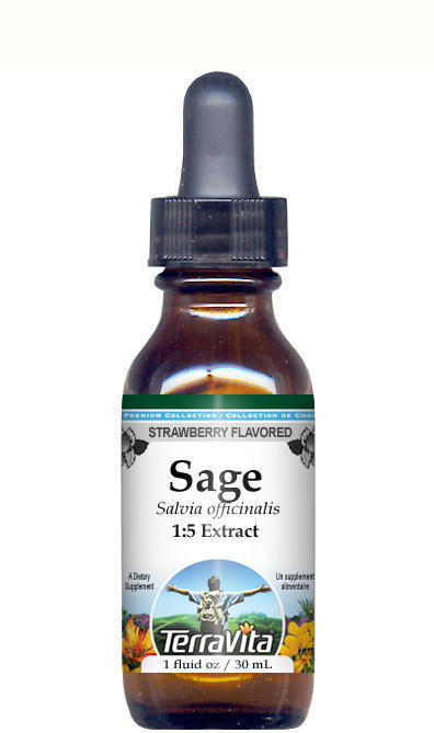 Sage Leaf Glycerite Liquid Extract (1:5)