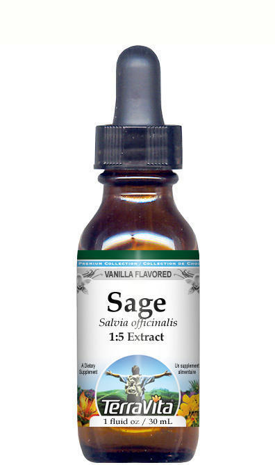 Sage Leaf Glycerite Liquid Extract (1:5)