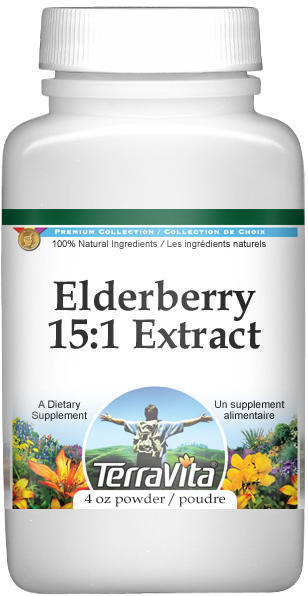 Extra Strength Elderberry 15:1 Extract Powder