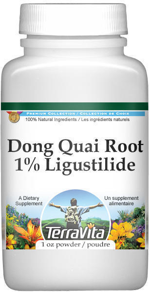 Dong Quai (Chinese Angelica) Root Extract - 1% Ligustilide - Powder