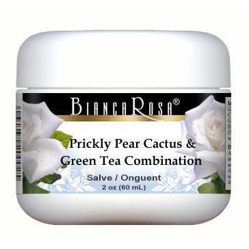 Prickly Pear Cactus and Green Tea Combination - Salve Ointment - Supplement / Nutrition Facts