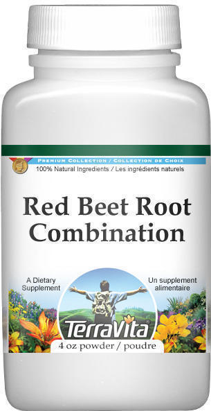 Red Beet Root Combination Powder - Red Beet, Licorice Root, Fennel and Hawthorn