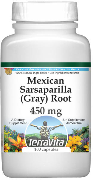 Mexican Sarsaparilla (Gray) Root - 450 mg