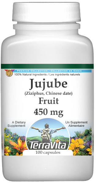 Jujube (Ziziphus, Chinese date) Fruit - 450 mg