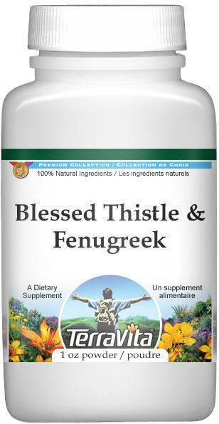 Blessed Thistle and Fenugreek Combination Powder