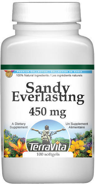 Sandy Everlasting (Strawflower, Helichrysum) - 450 mg
