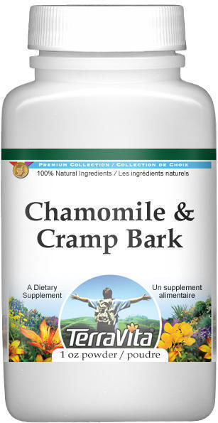 Chamomile and Cramp Bark Combination Powder