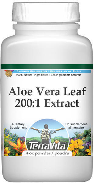 Extra Strength Aloe Vera Leaf 200:1 Extract Powder