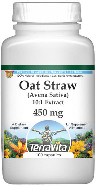 Extra Strength Oat Straw (Avena Sativa) 10:1 Extract - 450 mg