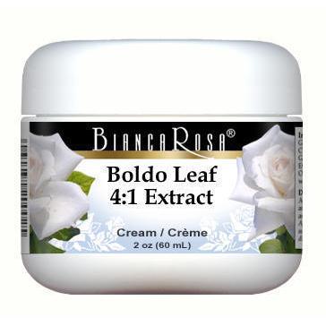 Extra Strength Boldo Leaf 4:1 Extract Cream - Supplement / Nutrition Facts