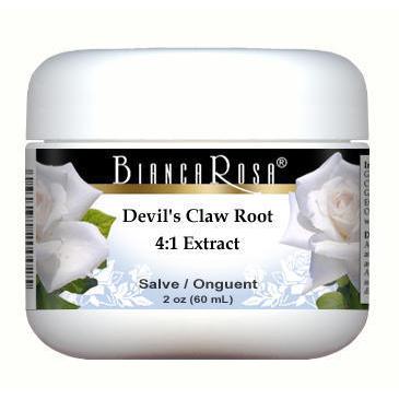 Extra Strength Devil's Claw Root 4:1 Extract - Salve Ointment - Supplement / Nutrition Facts