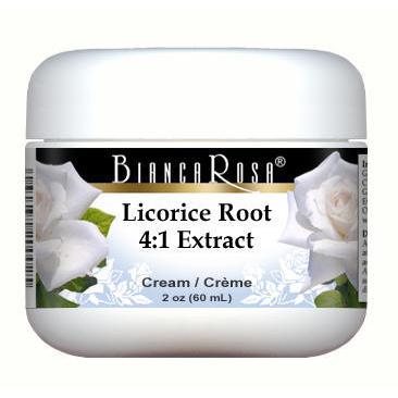 Extra Strength Licorice Root 4:1 Extract Cream - Supplement / Nutrition Facts
