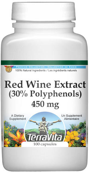 Red Wine Extract (30% Polyphenols) - 450 mg