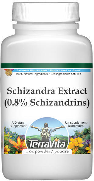Schizandra Extract (Wu Wei Zi) (0.8% Schizandrins) Powder