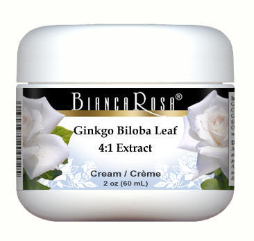 Extra Strength Ginkgo Biloba Leaf 4:1 Extract Cream