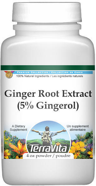 Ginger Root Extract (5% Gingerol) Powder