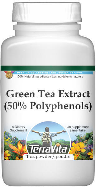 Green Tea Extract (50% Polyphenols) (10% Caffeine) Powder