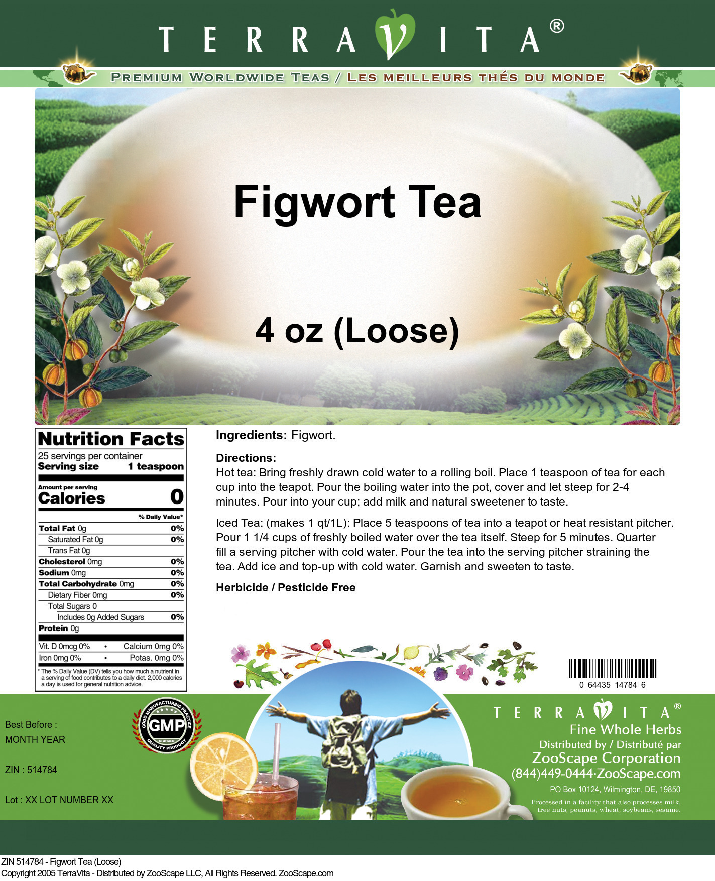 Figwort Tea (Loose) - Label