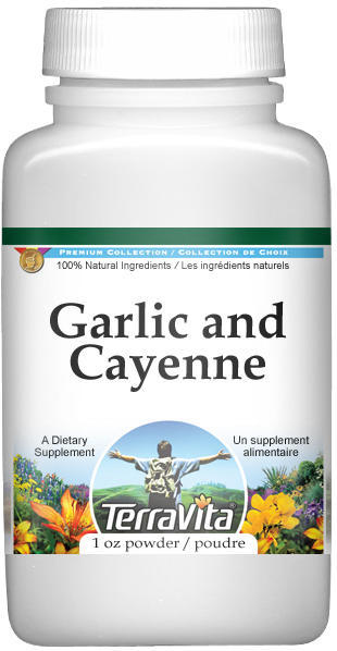 Garlic and Cayenne Combination - 1% Allicin - Powder