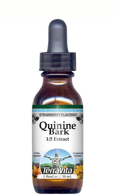 Quinine Bark (Red Cinchona) Glycerite Liquid Extract (1:5)