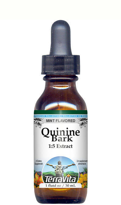 Quinine Bark (Red Cinchona) Glycerite Liquid Extract (1:5)
