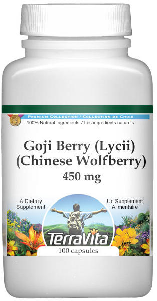 Goji Berry (Lycii, Chinese Wolfberry) - 450 mg