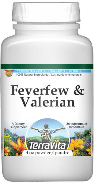 Feverfew and Valerian Combination Powder