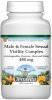 Male and Female Sexual Virility Complex - Ashwagandha, Damiana, Maca and More - 450 mg