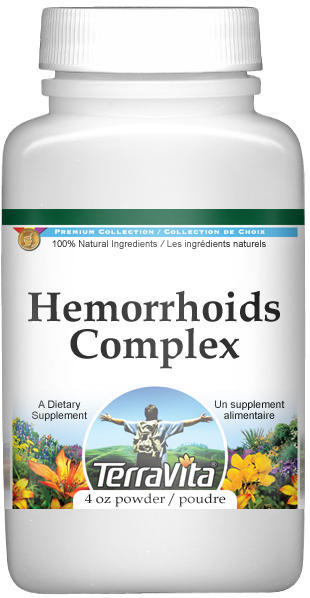 Hemorrhoids / Bleeding Piles Complex Powder - Horse Chestnut, Cayenne, Witch Hazel and More