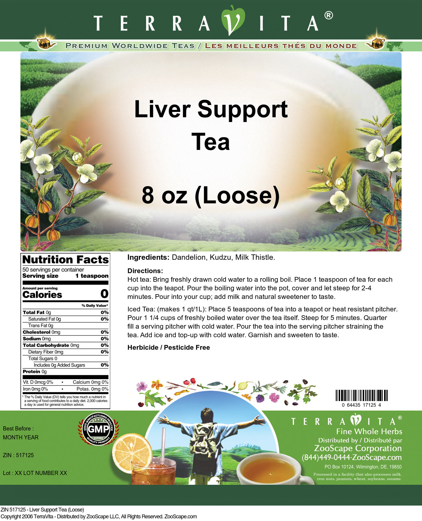 Liver Support Tea (Loose) - Label