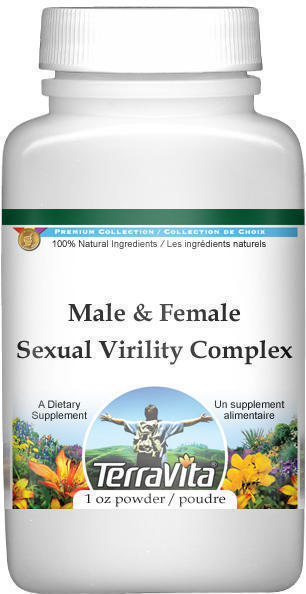 Male and Female Sexual Virility Complex Powder - Ashwagandha, Damiana, Maca and More