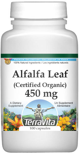 Alfalfa Leaf (Certified Organic) - 450 mg