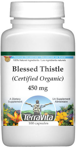 Blessed Thistle (Certified Organic) - 450 mg