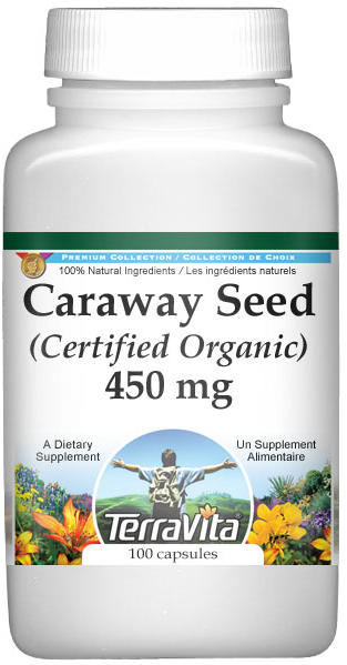 Caraway Seed (Certified Organic) - 450 mg