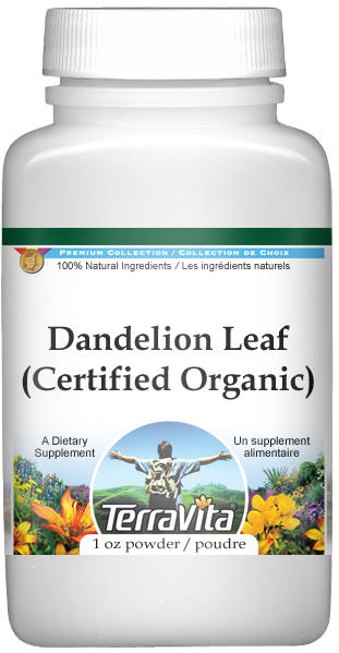 Dandelion Leaf (Certified Organic) Powder