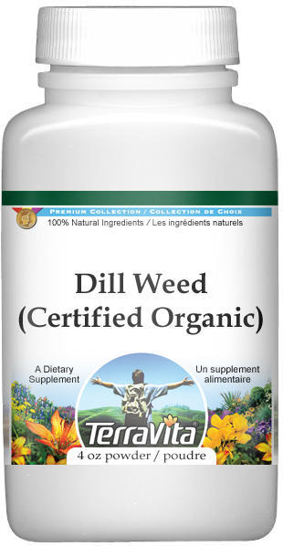 Dill Weed (Certified Organic) Powder