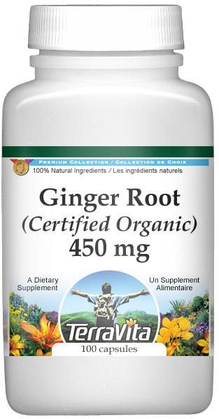 Ginger Root (Certified Organic) - 450 mg