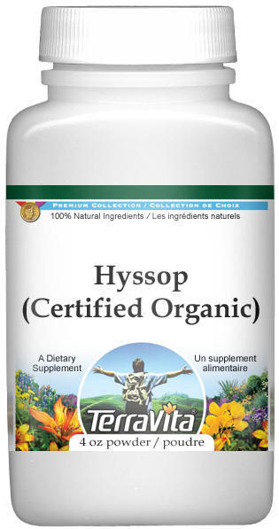 Hyssop (Certified Organic) Powder