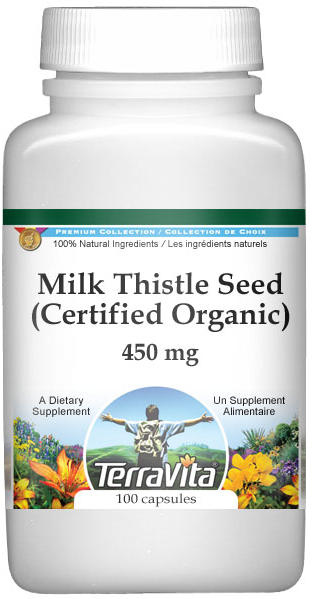 Milk Thistle Seed (Certified Organic) - 450 mg