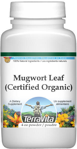Mugwort Herb (Artemisia Vulgaris) (Certified Organic) Powder