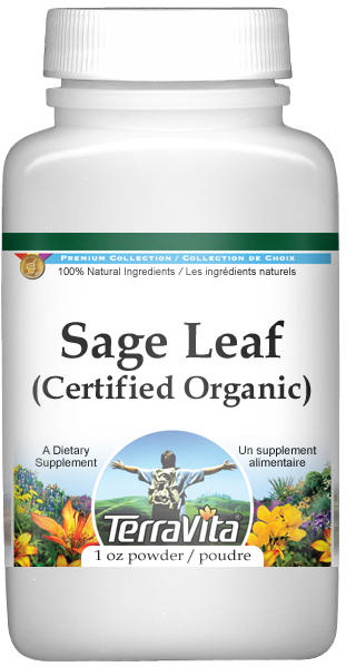 Sage Leaf (Certified Organic) Powder