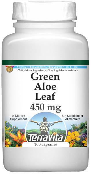 Green Aloe Leaf - 450 mg