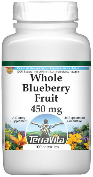 Whole Blueberry Fruit - 450 mg