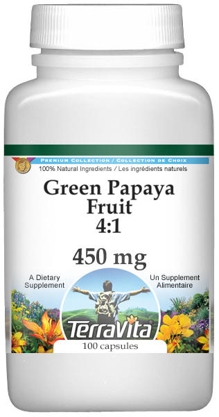 Green Papaya Fruit 4:1 - 450 mg