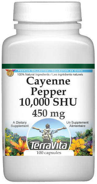Cayenne Pepper 10,000 SHU - 450 mg