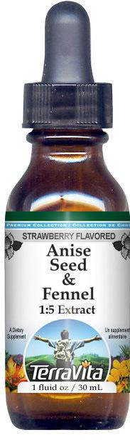 Anise Seed & Fennel Glycerite Liquid Extract (1:5)