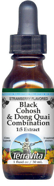 Black Cohosh & Dong Quai Combination Glycerite Liquid Extract (1:5)