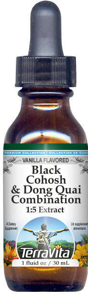 Black Cohosh & Dong Quai Combination Glycerite Liquid Extract (1:5)