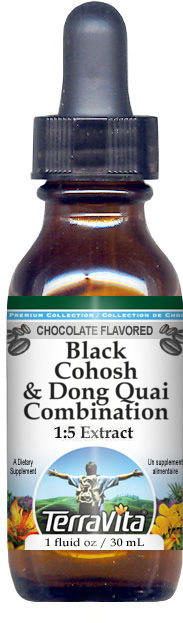 Black Cohosh & Dong Quai Combination Glycerite Liquid Extract (1:5)